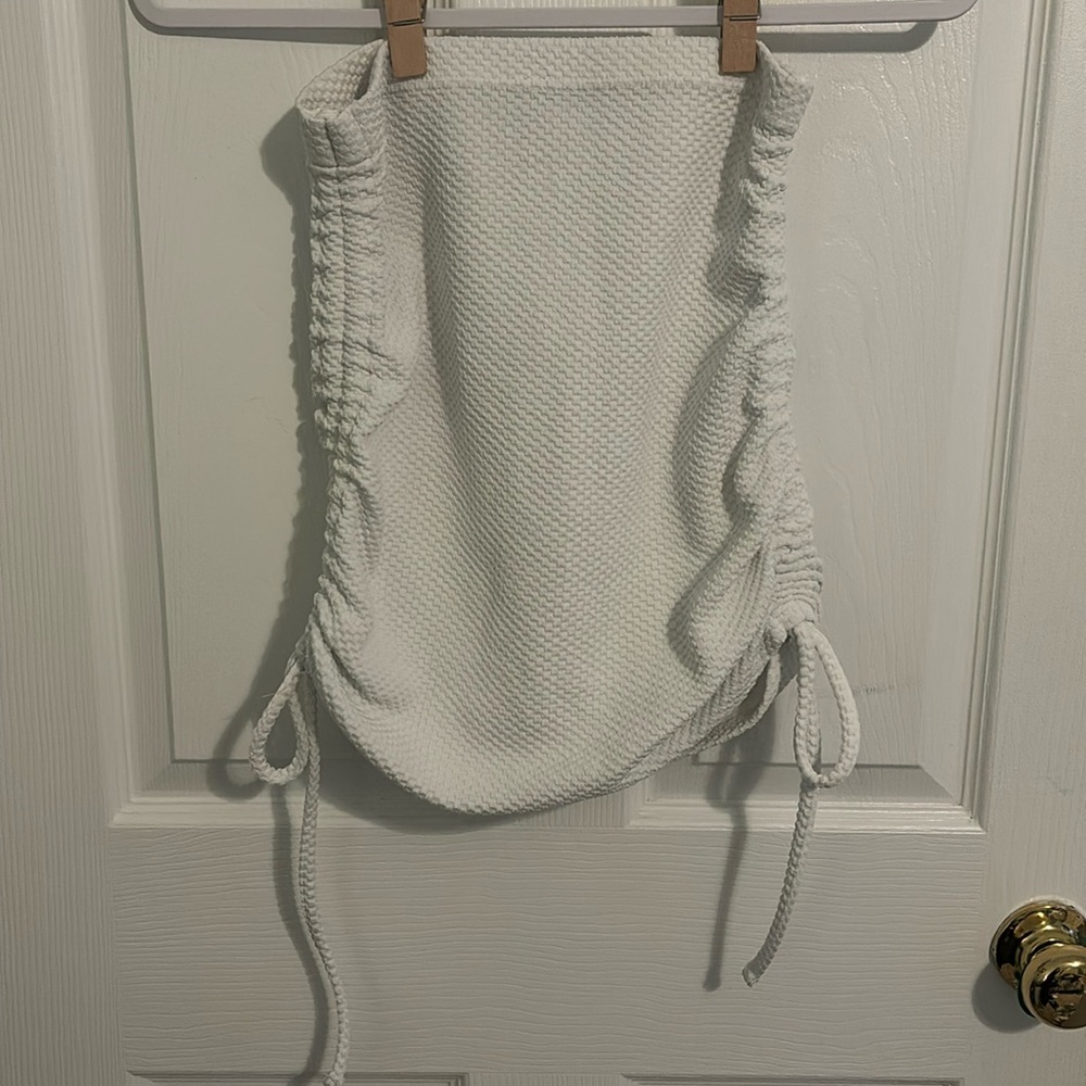 White Bodycon Mini Skirt